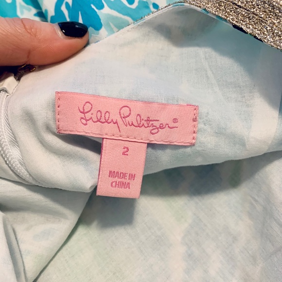 Lilly Pulitzer Janice Shift Dress Lets Cha Cha - Picture 5 of 5